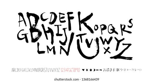 Vector fonts / Handwritten calligraphy 