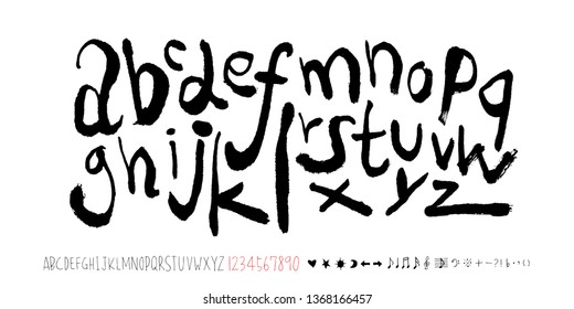 Vector fonts / Handwritten calligraphy 