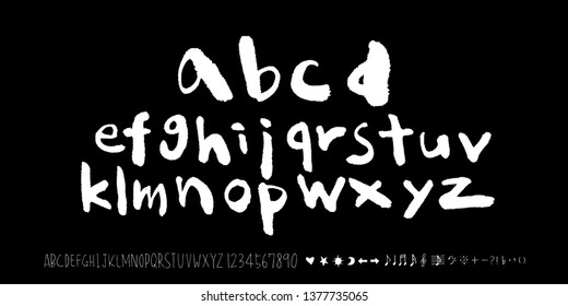 Vector fonts / Handwritten calligraphy 