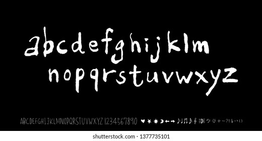 Vector fonts / Handwritten calligraphy 