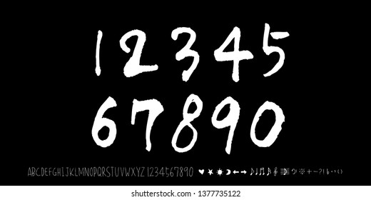 Vector fonts / Handwritten calligraphy 