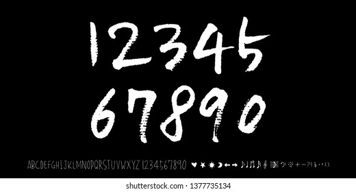 Vector fonts / Handwritten calligraphy 