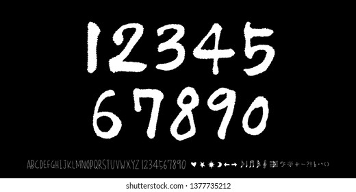 Vector fonts / Handwritten calligraphy 