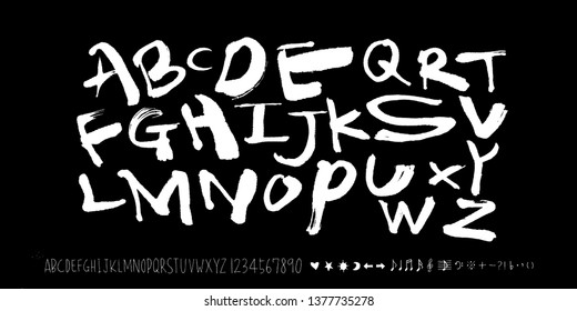 Vector fonts / Handwritten calligraphy 