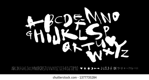 Vector fonts / Handwritten calligraphy 