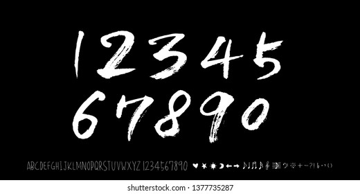 Vector fonts / Handwritten calligraphy 
