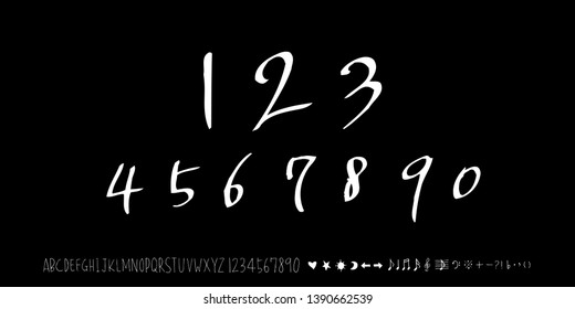 Vector fonts / Handwritten calligraphy 