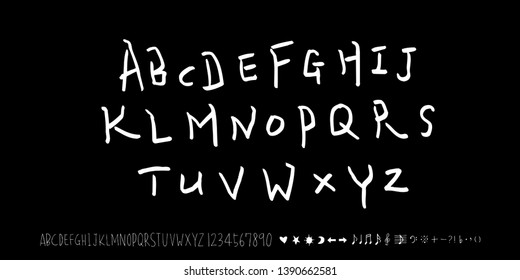 Vector fonts / Handwritten calligraphy 