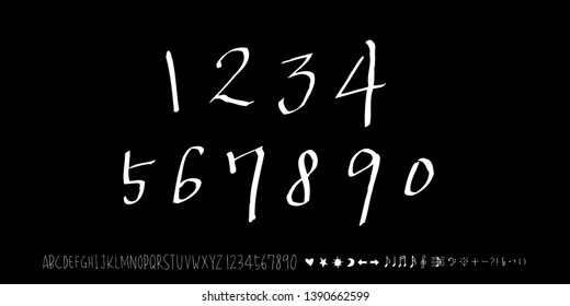 Vector fonts / Handwritten calligraphy 