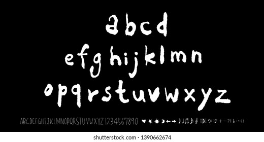 Vector fonts / Handwritten calligraphy 