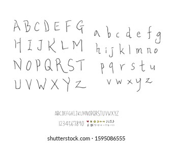 Vector fonts / Handwritten calligraphy 
