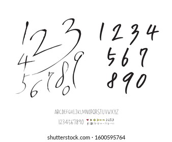 Vector fonts / Handwritten calligraphy 