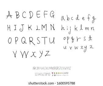 Vector fonts / Handwritten calligraphy 