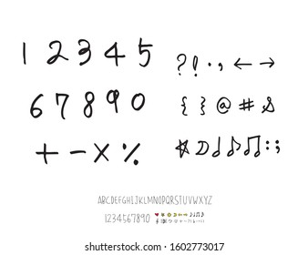 Vector fonts / Handwritten calligraphy