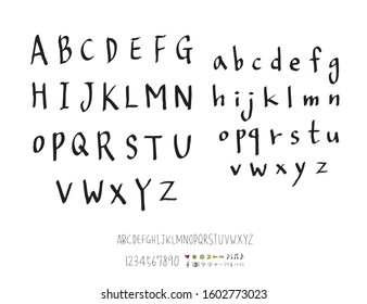 Vector fonts / Handwritten calligraphy