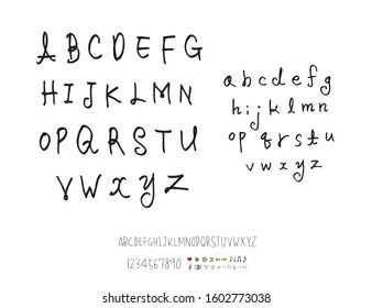 Vector fonts / Handwritten calligraphy