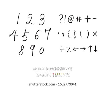 Vector fonts / Handwritten calligraphy