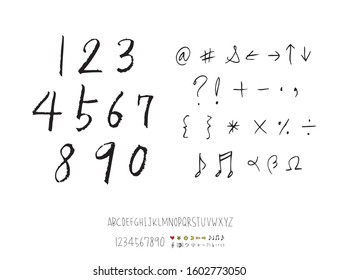 Vector fonts / Handwritten calligraphy