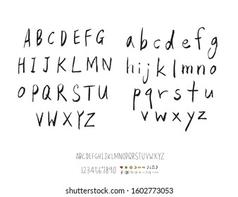 Vector fonts / Handwritten calligraphy