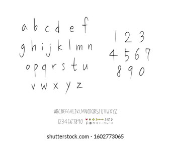 Vector fonts / Handwritten calligraphy