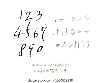 Vector fonts / Handwritten calligraphy