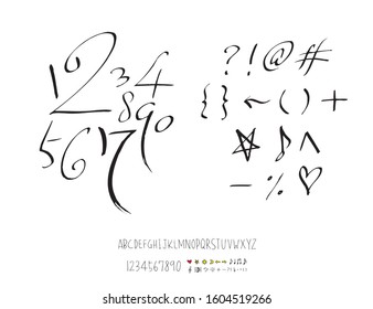 Vector fonts / Handwritten calligraphy