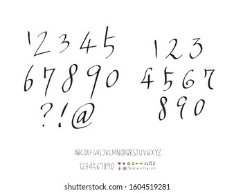 Vector fonts / Handwritten calligraphy