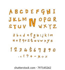 Vector fonts / Handwritten calligraphy 