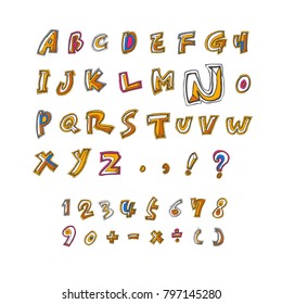 Vector fonts / Handwritten calligraphy 
