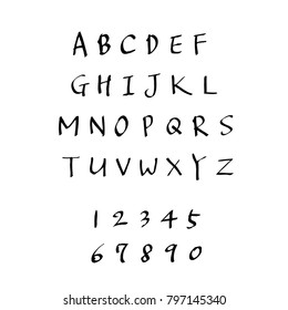 Vector fonts / Handwritten calligraphy 