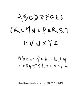 Vector fonts / Handwritten calligraphy 