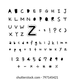 Vector fonts / Handwritten calligraphy 