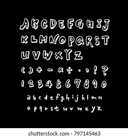 Vector fonts / Handwritten calligraphy 