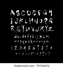 Vector fonts / Handwritten calligraphy 