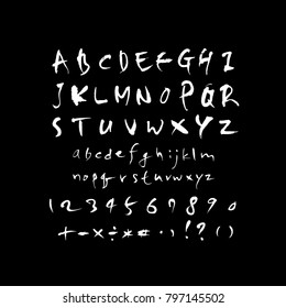 Vector fonts / Handwritten calligraphy 