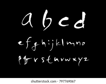 Vector fonts / Handwritten calligraphy 