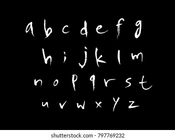 Vector fonts / Handwritten calligraphy 