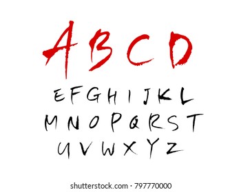 Vector fonts / Handwritten calligraphy 