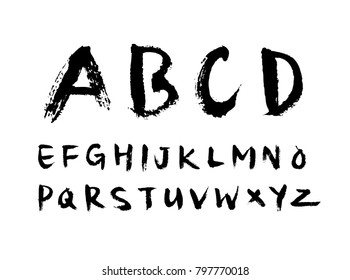 Vector fonts / Handwritten calligraphy 