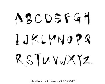 Vector fonts / Handwritten calligraphy 