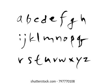 Vector fonts / Handwritten calligraphy 