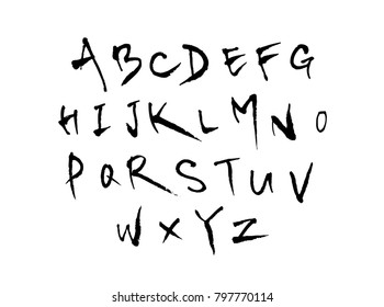 Vector fonts / Handwritten calligraphy 