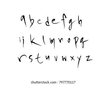 Vector fonts / Handwritten calligraphy 