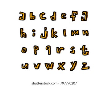 Vector fonts / Handwritten calligraphy 