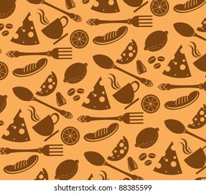 Vector food background