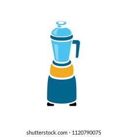 Vector Food Blender Illustration - Kitchen Appliance. Mixer