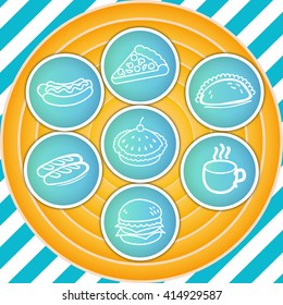 Vector food icon