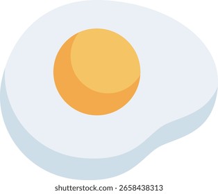 Icono de comida de Vector 2D huevo gráfico