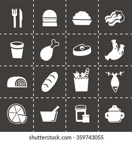 Vector Food icon set