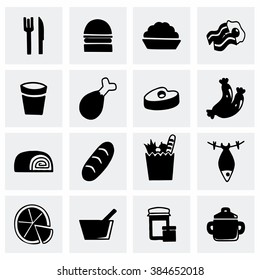 Vector Food icon set